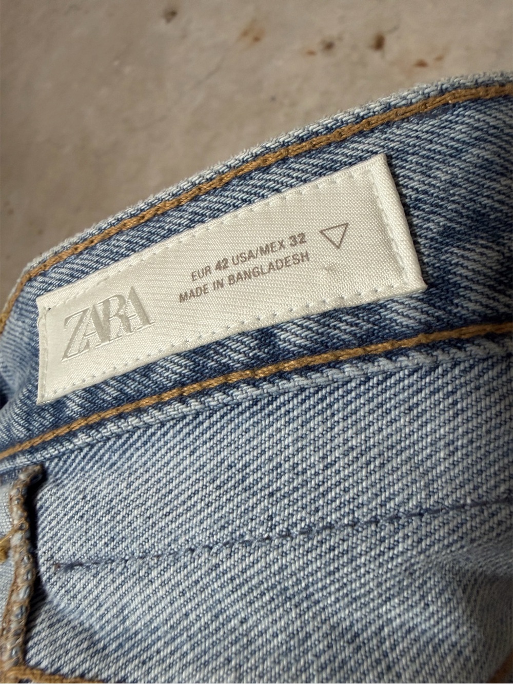 Zara Europe Market Reworked Repaired Jeans - Picture 3 of 7